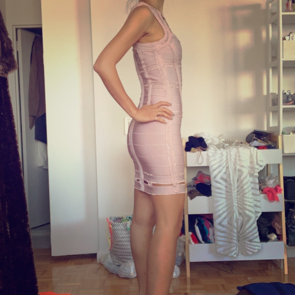 pink xs bondage dress